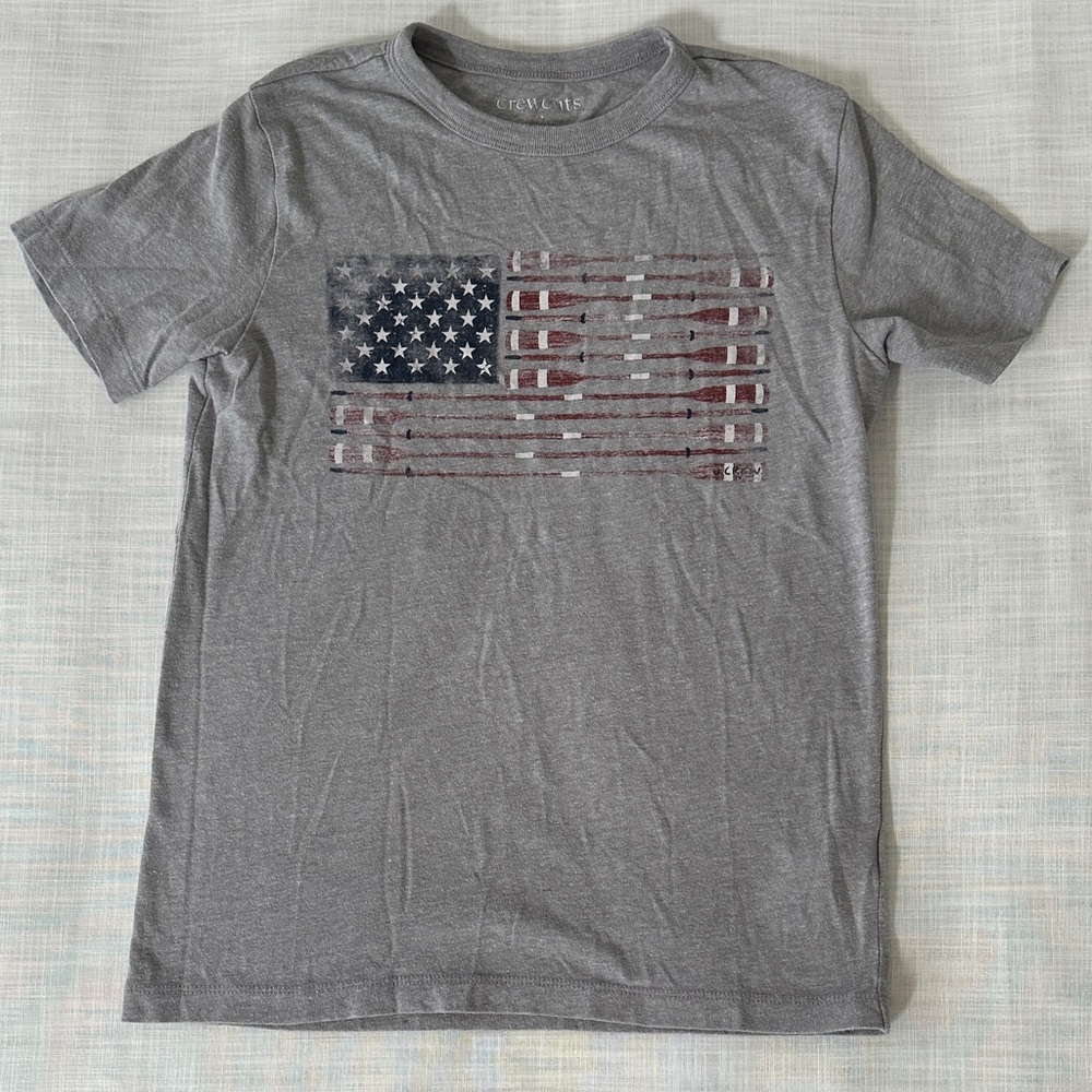 Kids Crewcuts Shirt with Flag Design